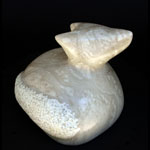 "Startled  Fox" - Italian Crystal Alabaster